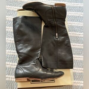 Frye Black Jillian Pull On Boots sz 8